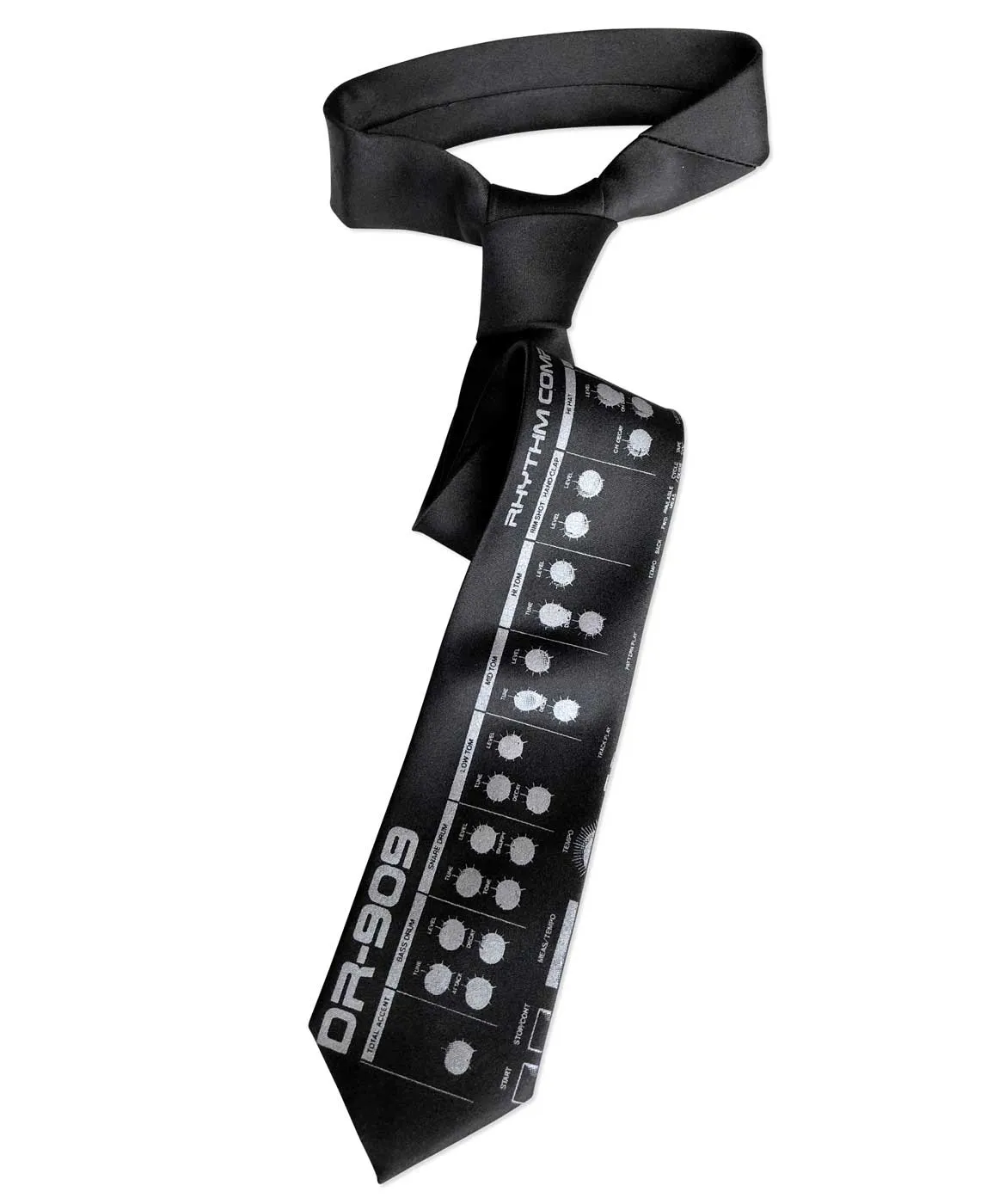 909 Drum Sequencer Necktie, Detroit DR-909 Tie