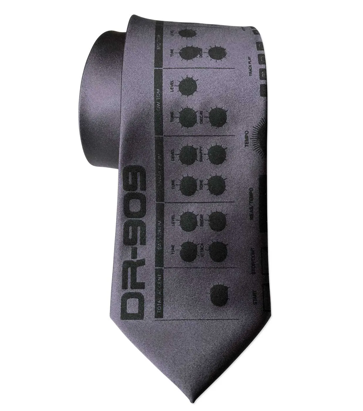 909 Drum Sequencer Necktie, Detroit DR-909 Tie