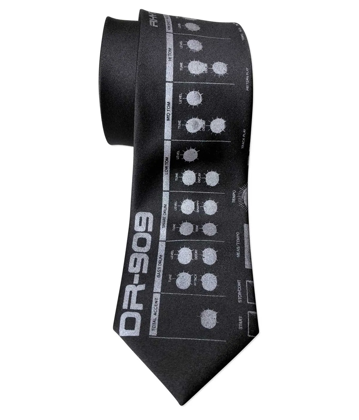 909 Drum Sequencer Necktie, Detroit DR-909 Tie