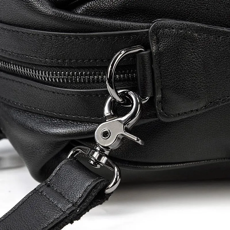 AALBORG | Black Leather Holdall