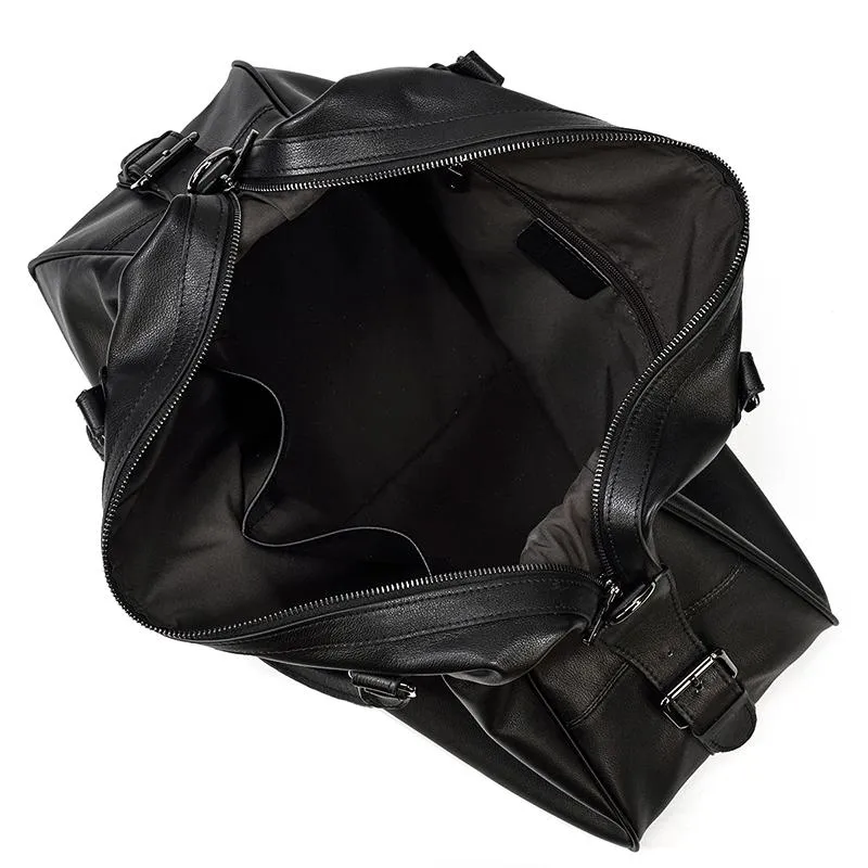 AALBORG | Black Leather Holdall