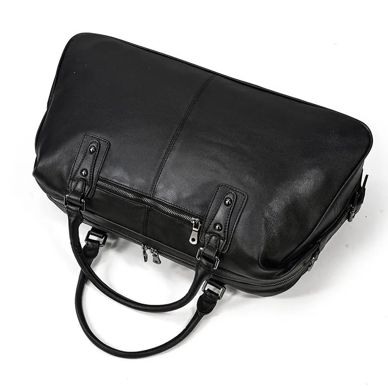 AALBORG | Black Leather Holdall