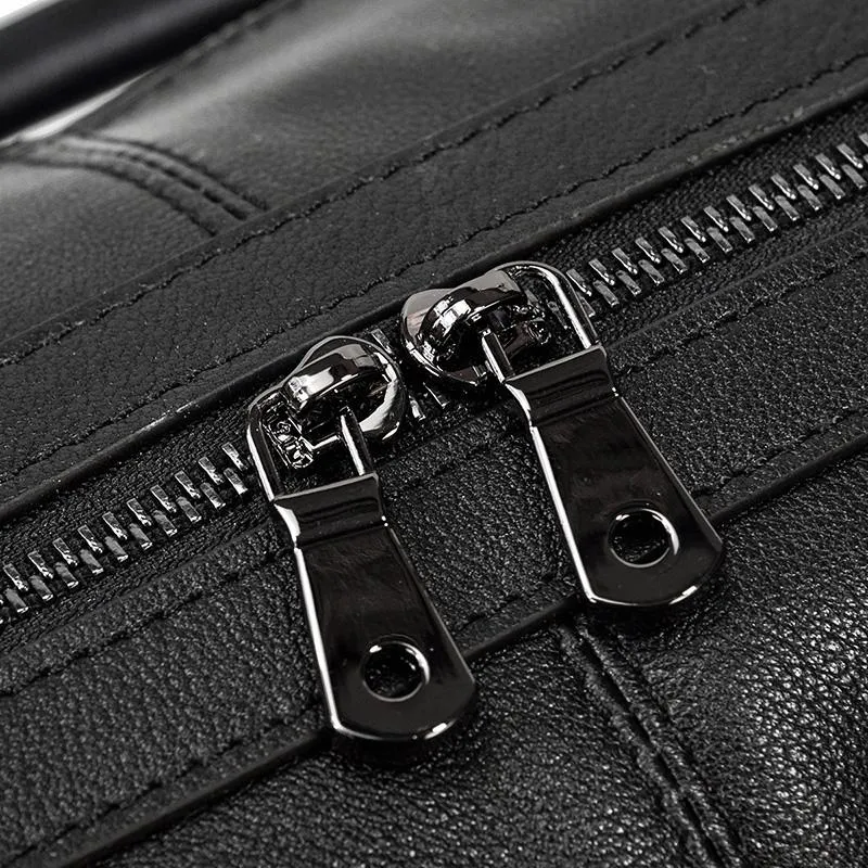 AALBORG | Black Leather Holdall