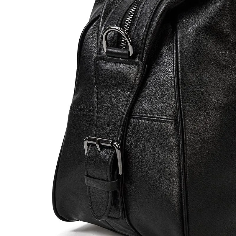 AALBORG | Black Leather Holdall