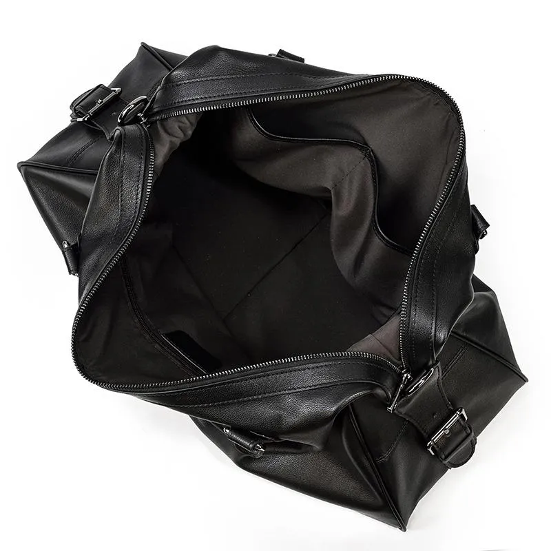 AALBORG | Black Leather Holdall