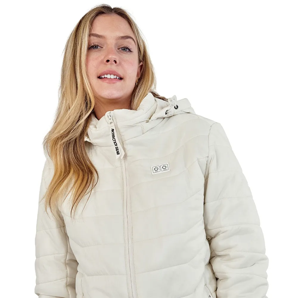 Lightweight Heated Jacket for Women - Antarctic Winter Coat with Advanced Warmth Technology