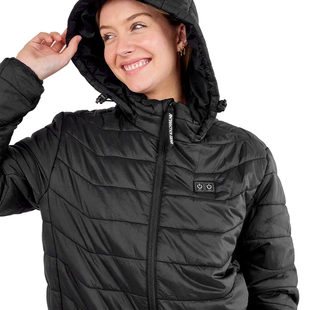Lightweight Heated Jacket for Women - Antarctic Winter Coat with Advanced Warmth Technology
