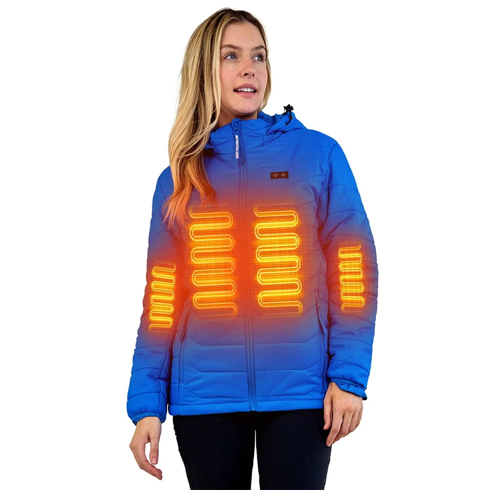 Lightweight Heated Jacket for Women - Antarctic Winter Coat with Advanced Warmth Technology