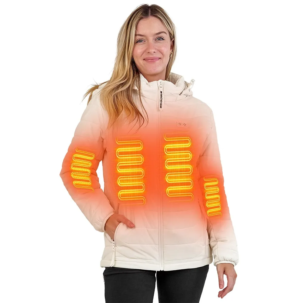 Lightweight Heated Jacket for Women - Antarctic Winter Coat with Advanced Warmth Technology