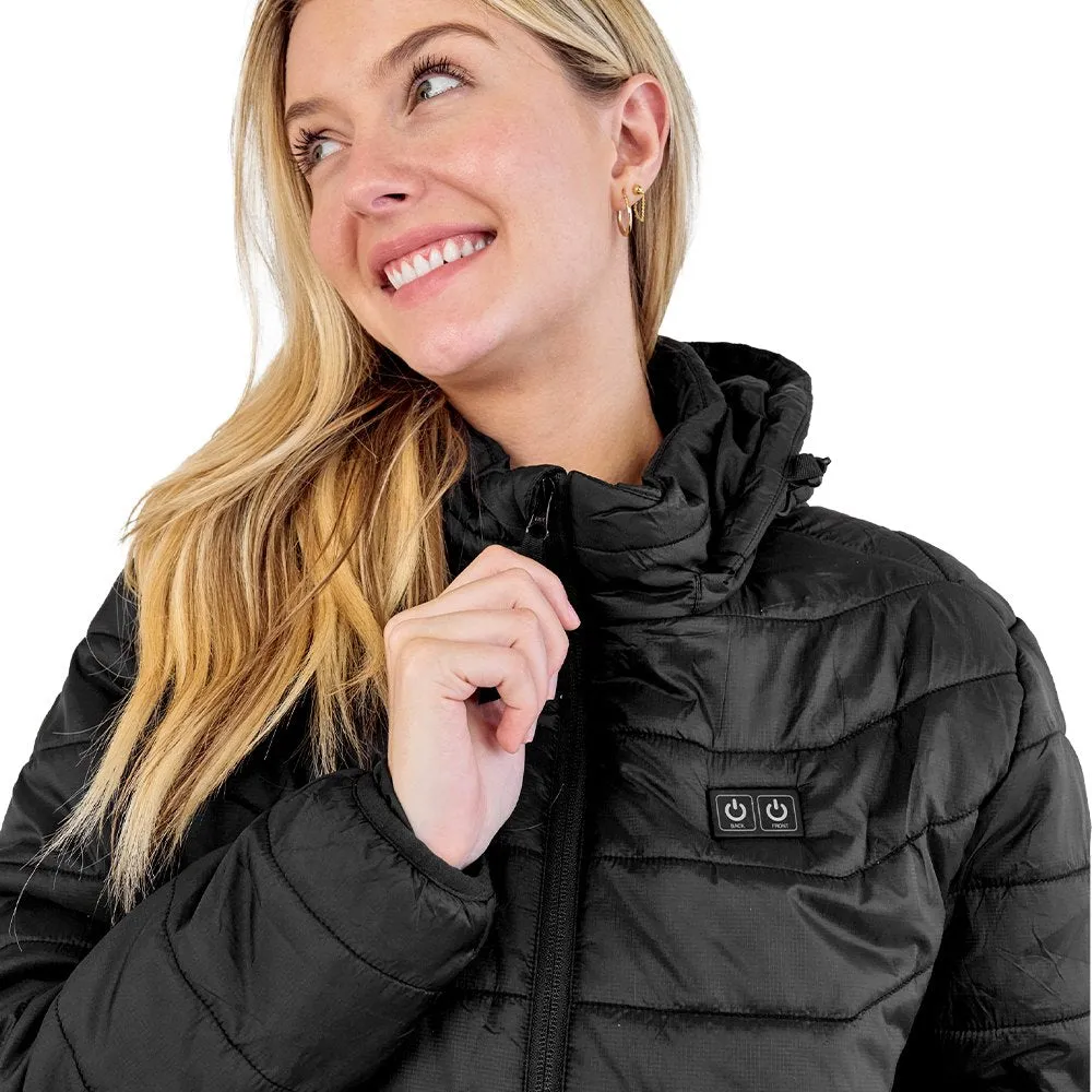 Lightweight Heated Jacket for Women - Antarctic Winter Coat with Advanced Warmth Technology