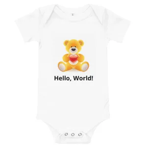 Baby short sleeve bodysuit