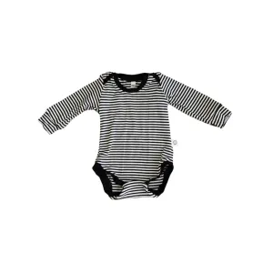 Black & White Striped Bodysuit
