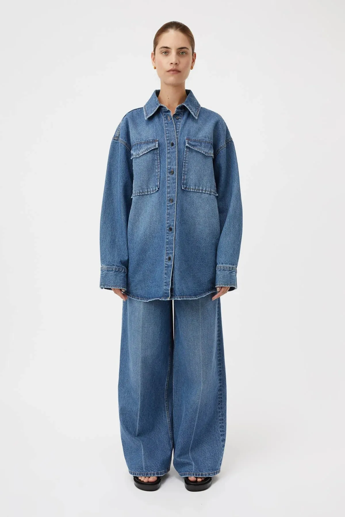 Blanca Overshirt Classic Blue