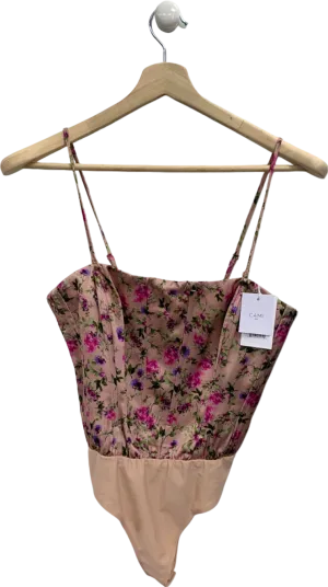 Cami NYC Spring Geranium Tamara Bodysuit Size UK 4