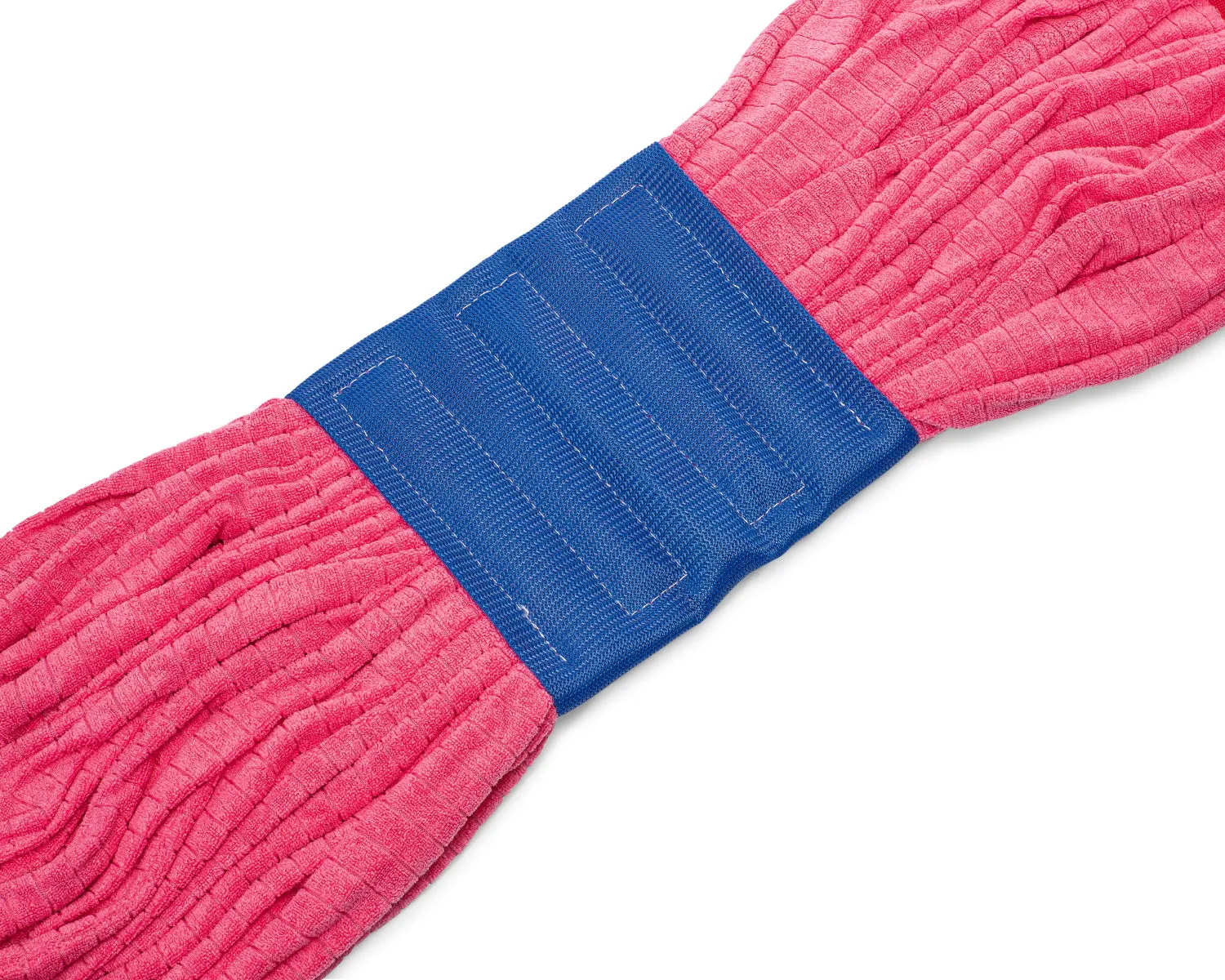 Case of 12 Medium Commercial Microfiber Tube Mop