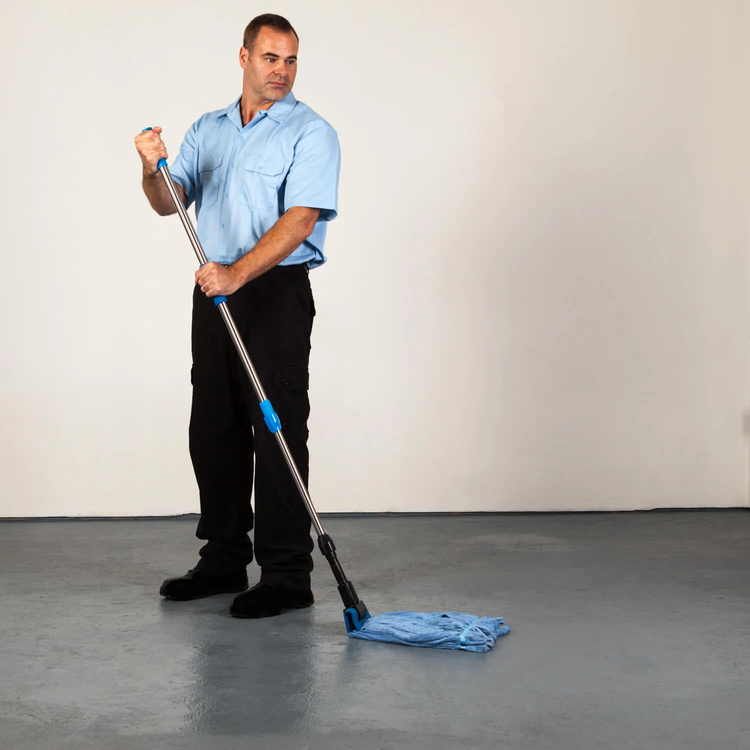 Case of 12 Medium Commercial Microfiber Tube Mop