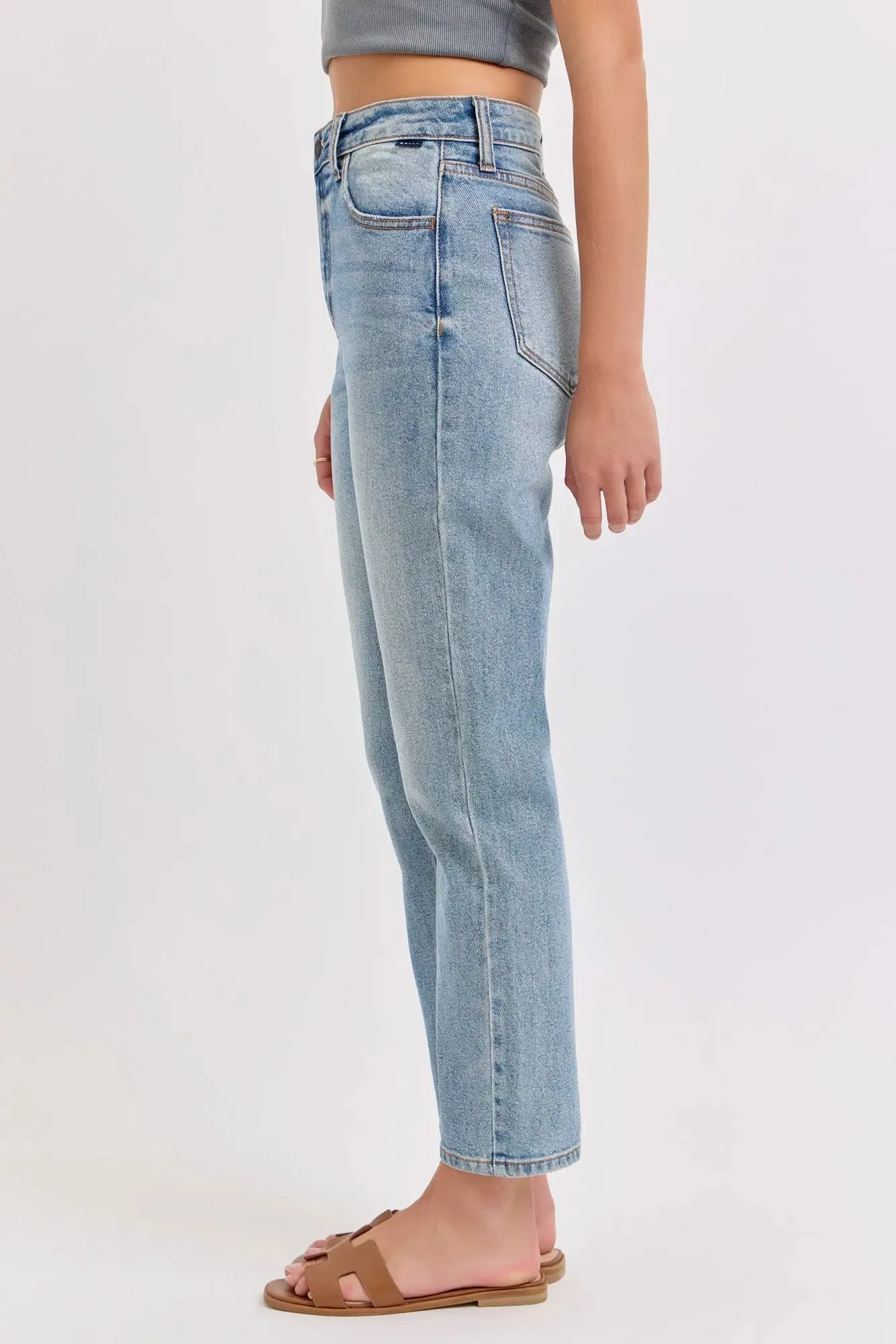Cello Jean High Rise Crop Straight – Classic Fit with a Modern Edge