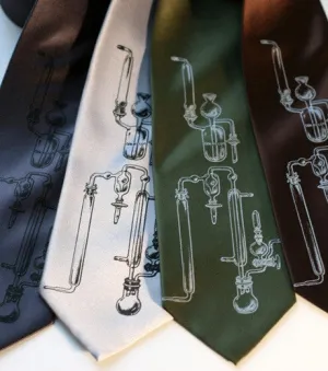Chemistry Lab Glass Necktie, Experiment Tie