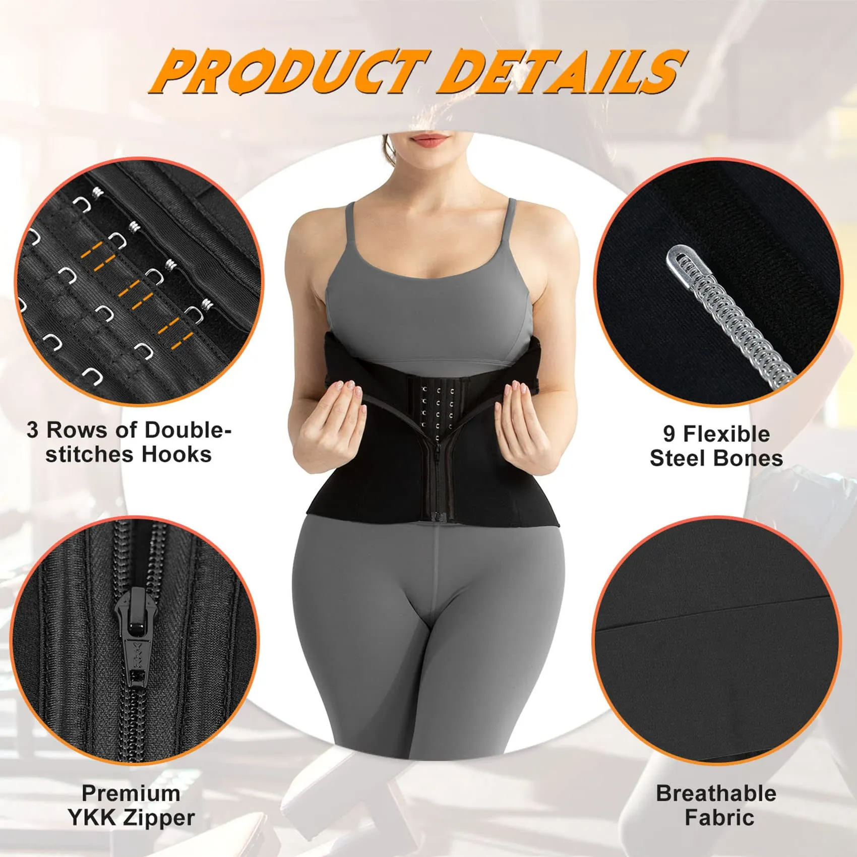 Crossover Inner Layer Design Waist Shaper