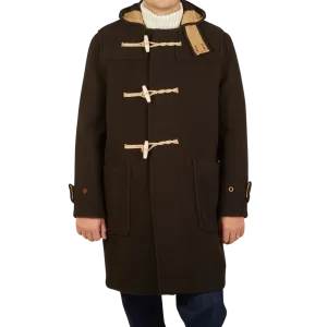 Dark Brown Wool Monty Duffle Coat