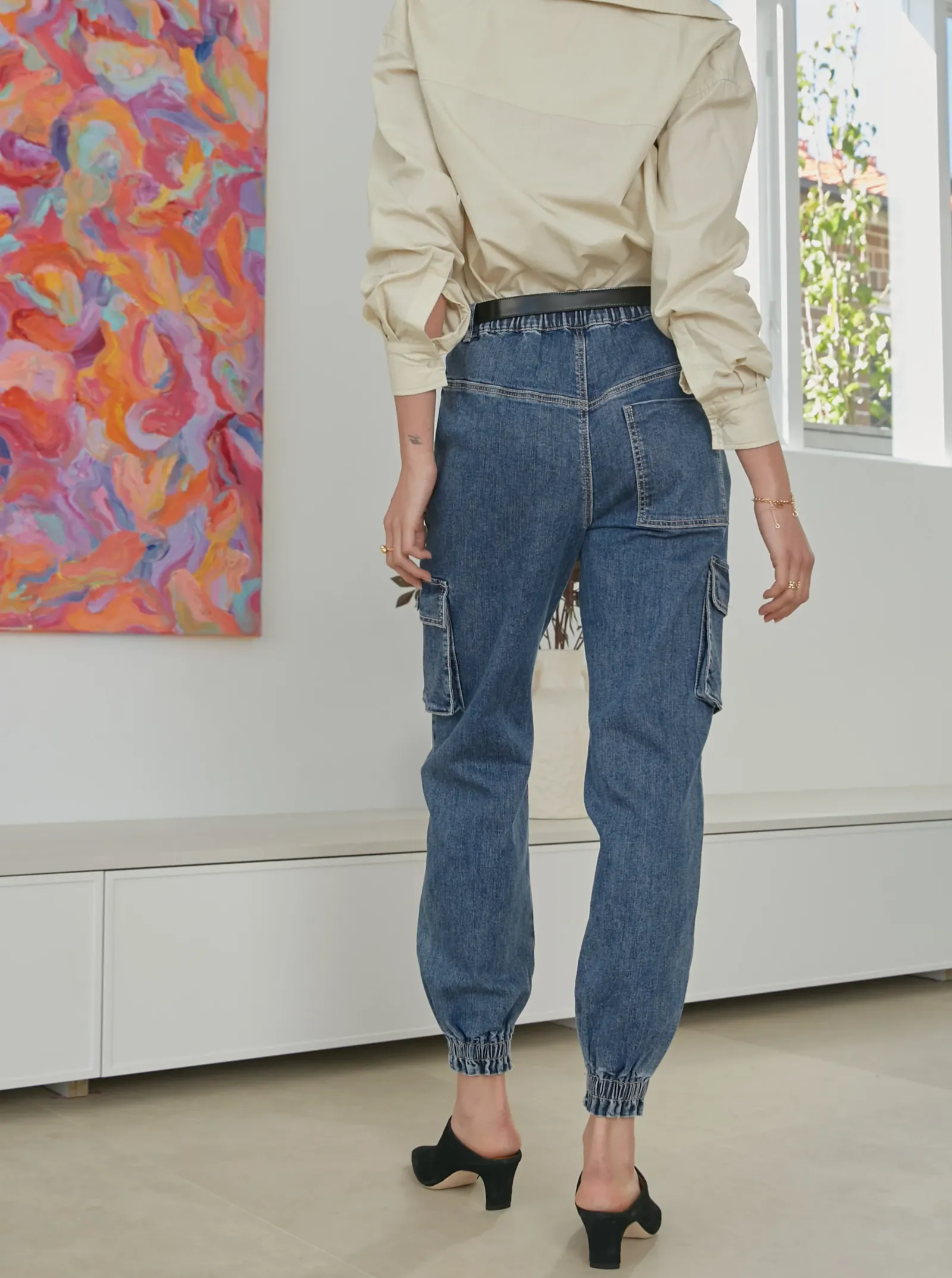 DRICOPER - Mora Denim Cargo Pants - Vintage