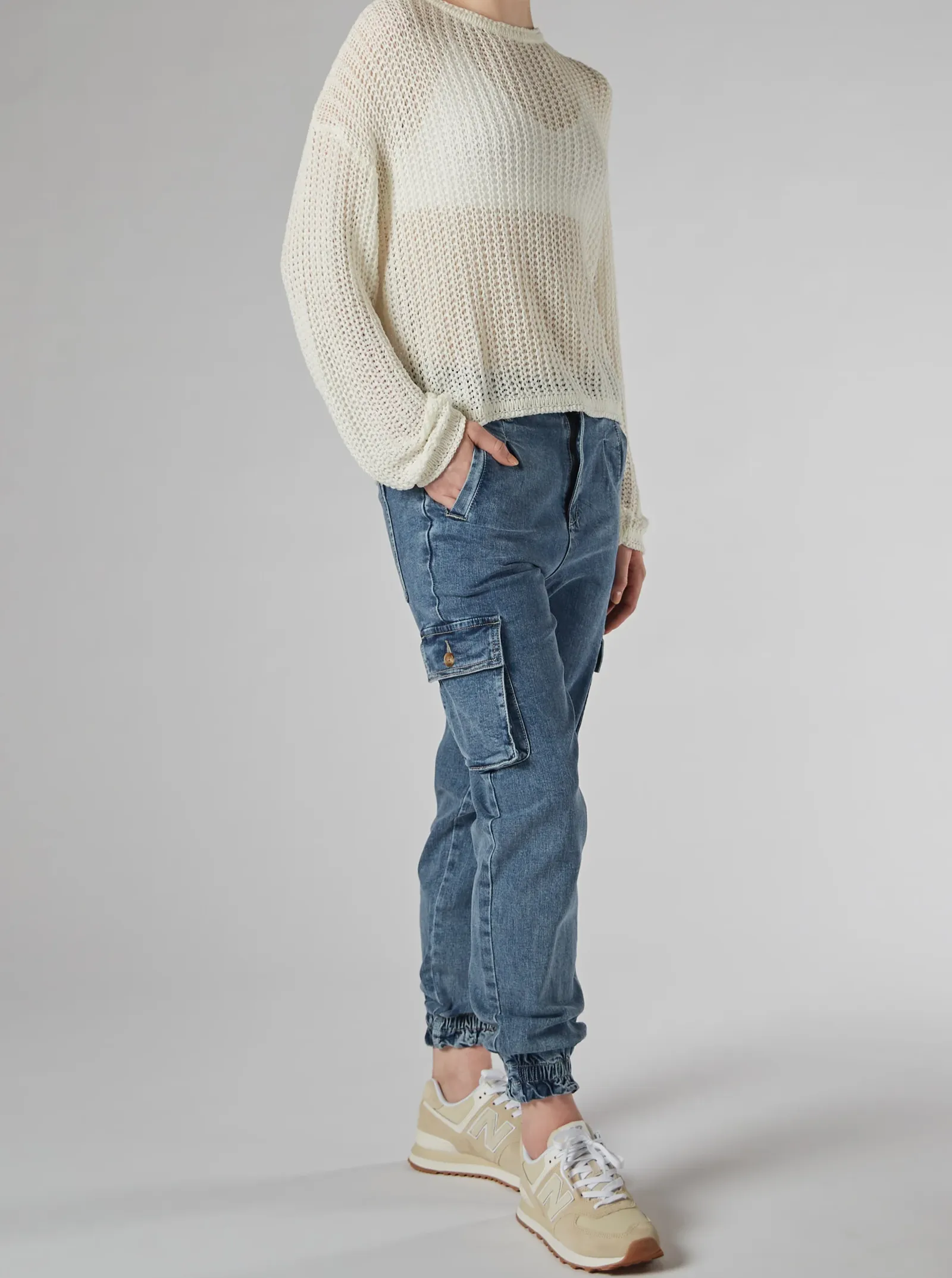 DRICOPER - Mora Denim Cargo Pants - Vintage