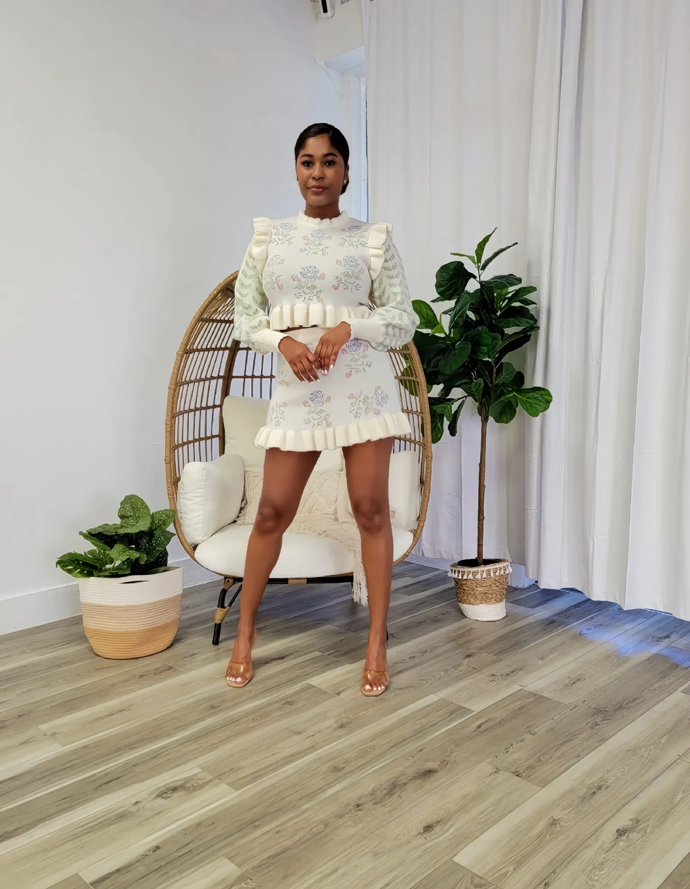 Emma Knit 2pc Skirt Set