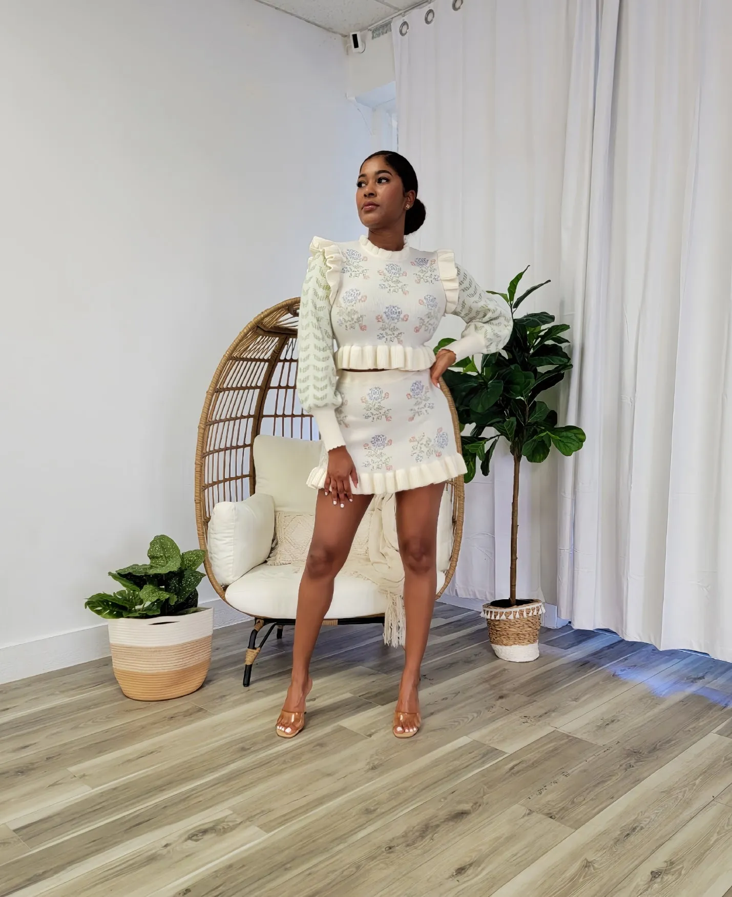 Emma Knit 2pc Skirt Set