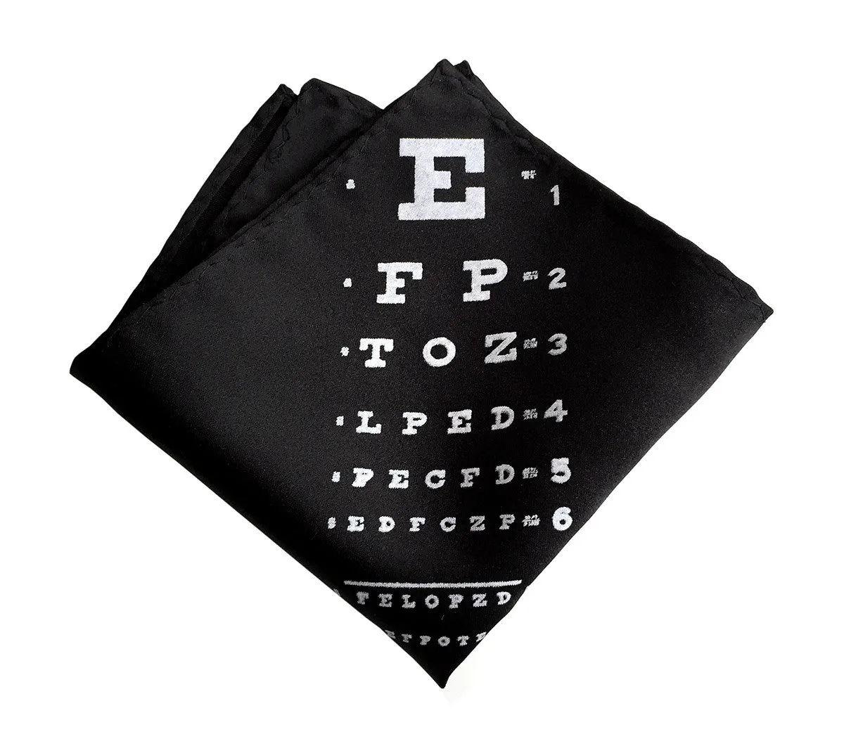 Eye Chart Pocket Square