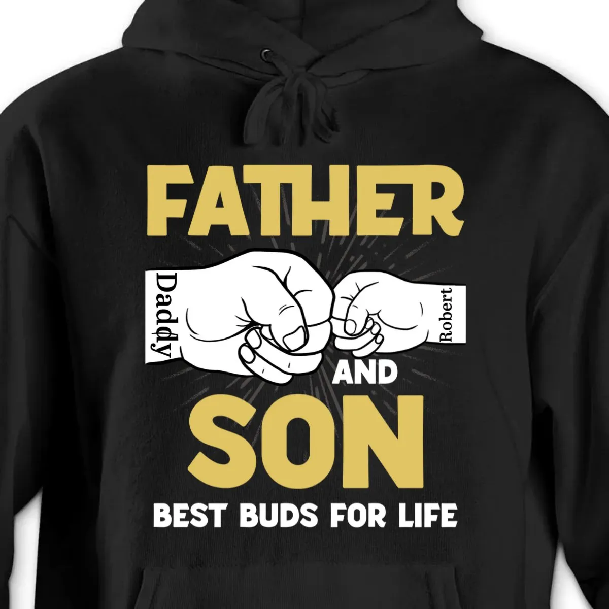 Father And Daughter Best Buds For Life - Personalized Unisex T-shirt, Hoodie, Sweatshirt