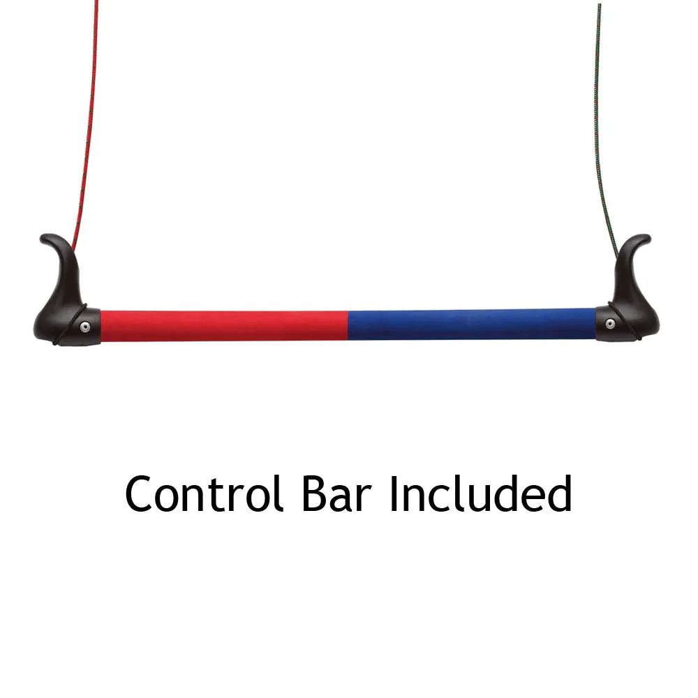 HQ TRAINER POWER KITE 1.8 W/ CONTROL BAR SYMPHONY BEACH