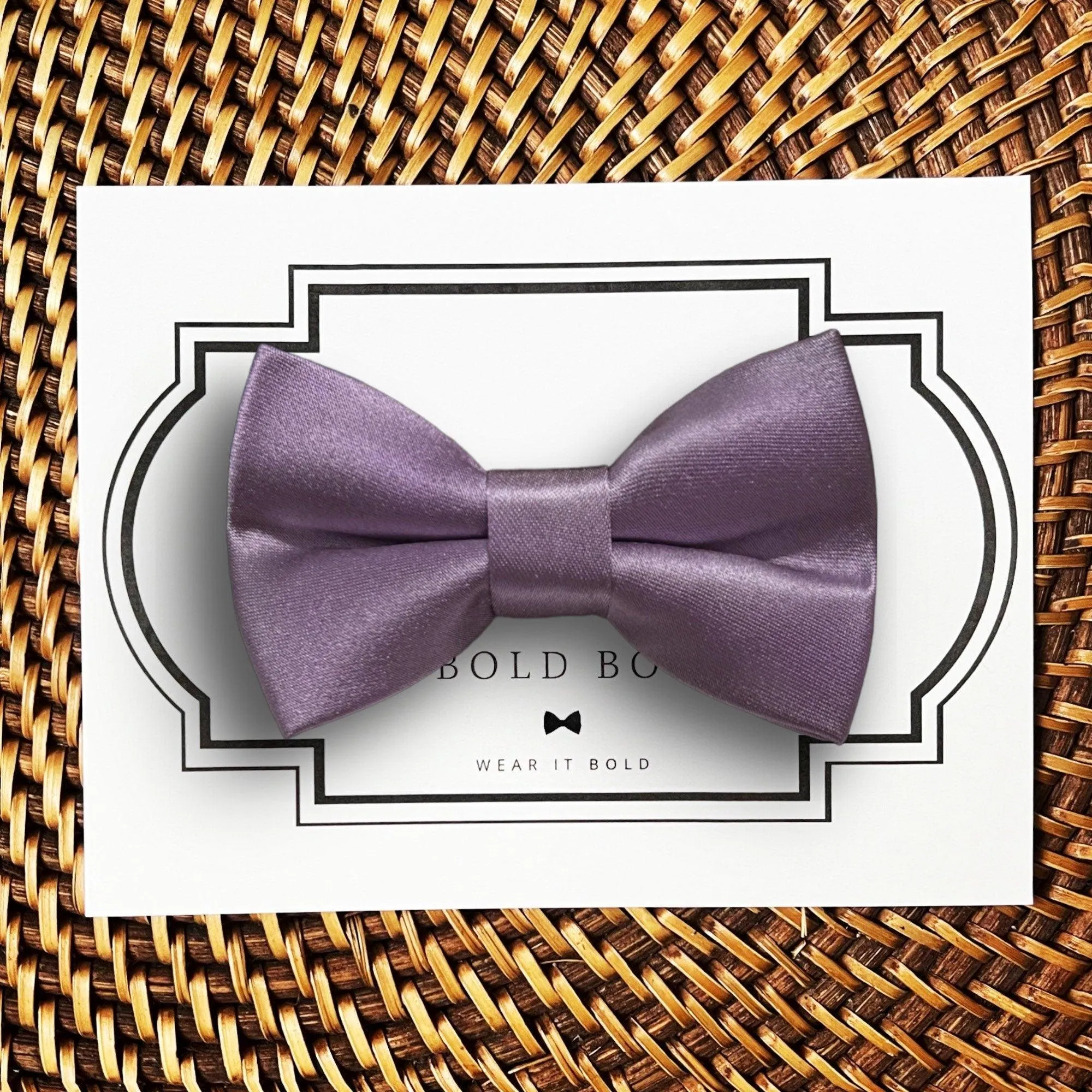 Lavender Haze Satin Bow for Dog Collar and Cat Collar