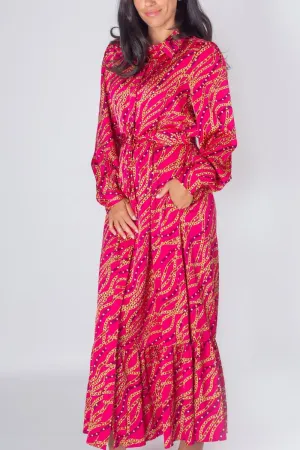 LEXI DRESS (PINK PATTERN)
