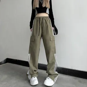 Loose Straight Casual Cargo Pants