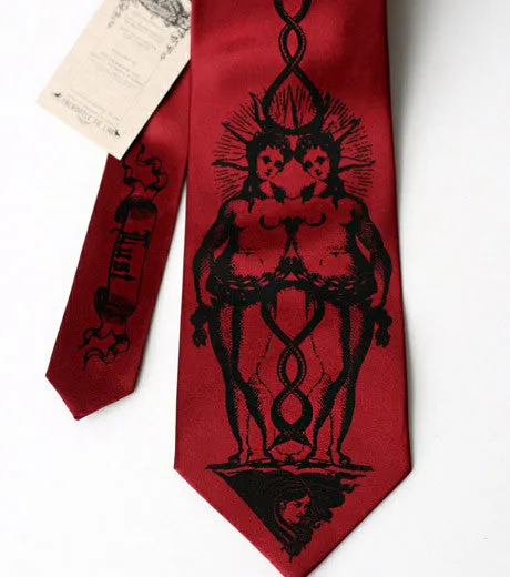 Lust Necktie. 7 Deadly Sins tie.