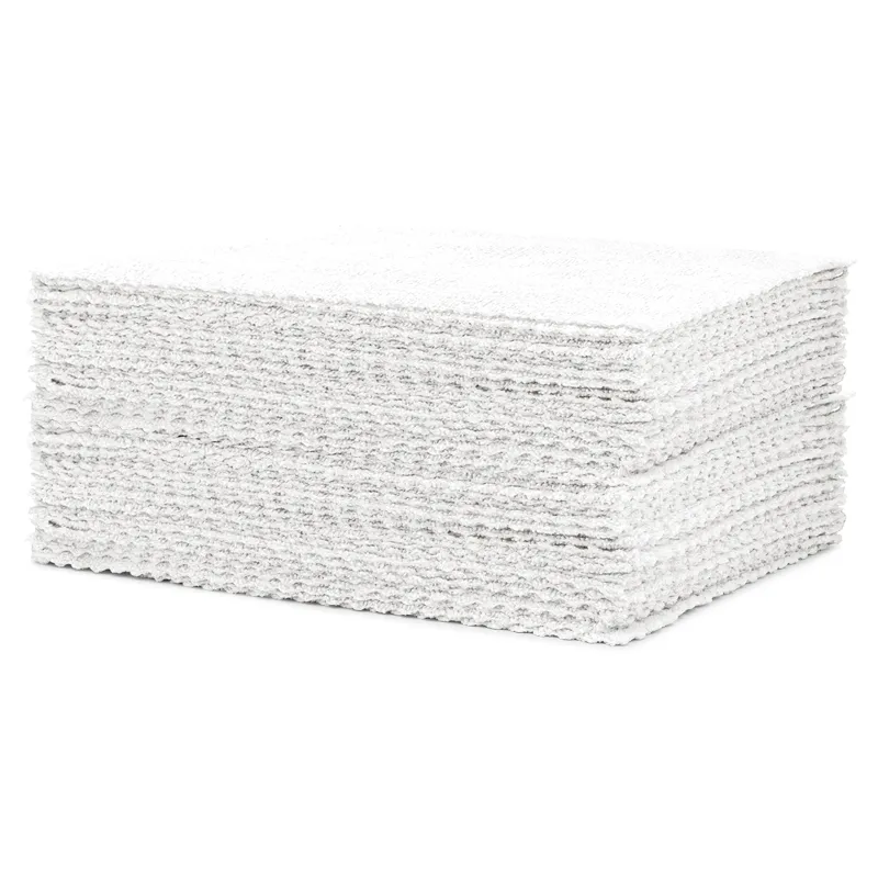 MWipes Reusable Microfiber Wipes - Box of 50 - 10"x12" - Blue - Case of 8