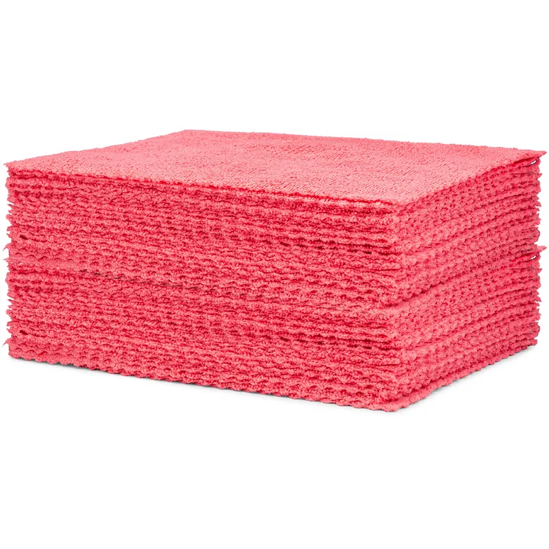 MWipes Reusable Microfiber Wipes - Box of 50 - 10"x12" - Blue - Case of 8