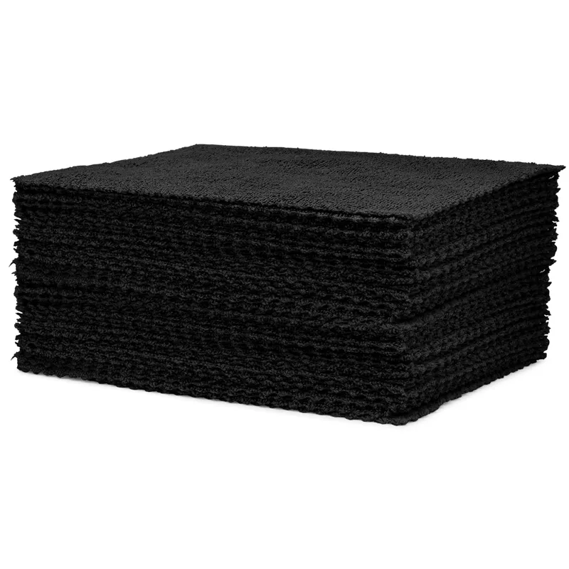 MWipes Reusable Microfiber Wipes - Box of 50 - 10"x12" - Blue - Case of 8
