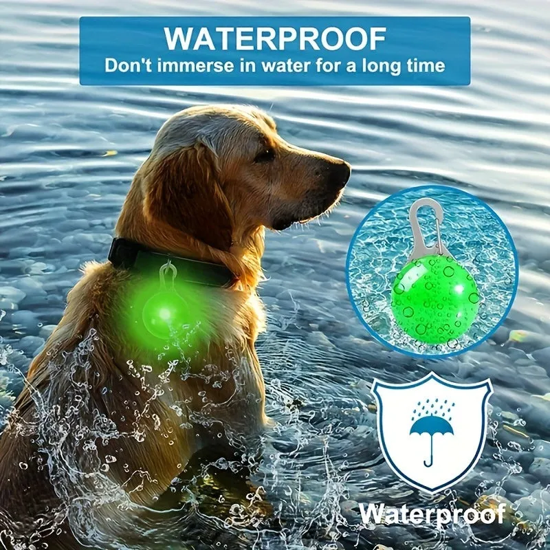Nighttime Safety LED Pendant for Dogs Flashing Pet Tag