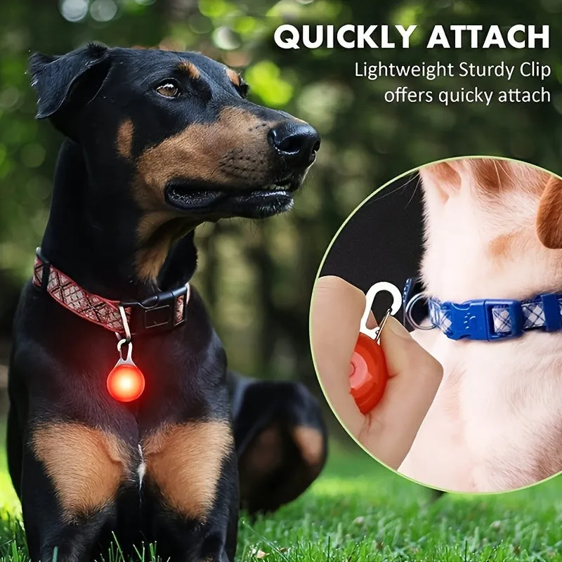 Nighttime Safety LED Pendant for Dogs Flashing Pet Tag