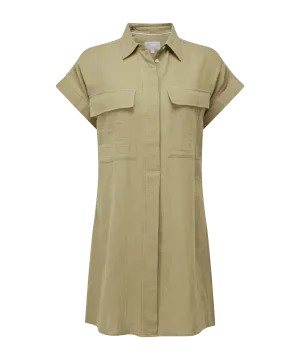 Olive Dress - Light Khaki Green