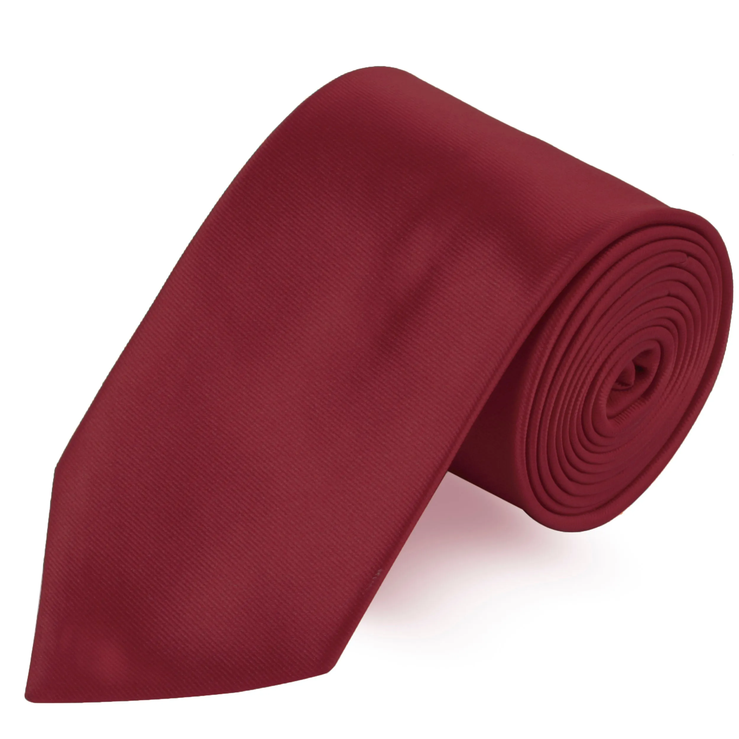 Peluche Classy Maroon Colored Microfiber Necktie for Men