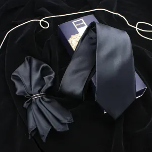 Peluche Refined Neck Tie & Pocket Square Set for Men