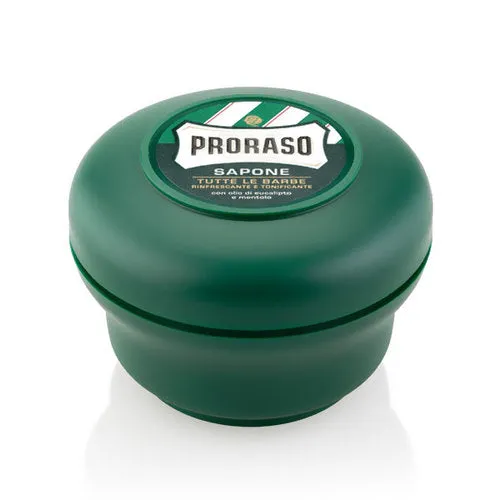 Proraso Shaving Soap Bowl Menthol & Eucalyptus Bowl Green
