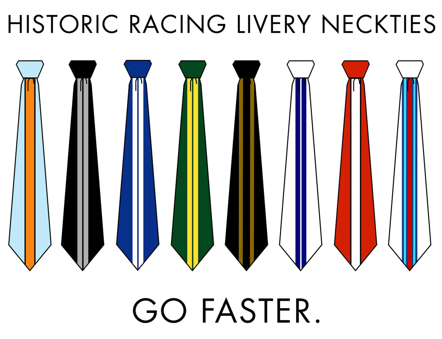 Racing Stripes: Special Formula Microfiber Necktie
