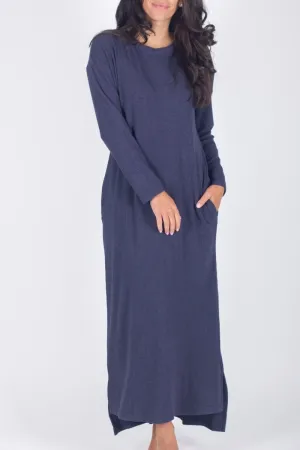 REESE DRESS LONG SLEEVE (NAVY)
