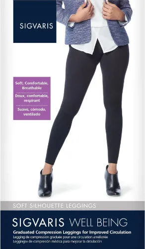 Sigvaris 170L Soft Silhouette Leggings, 15-20 mmHg