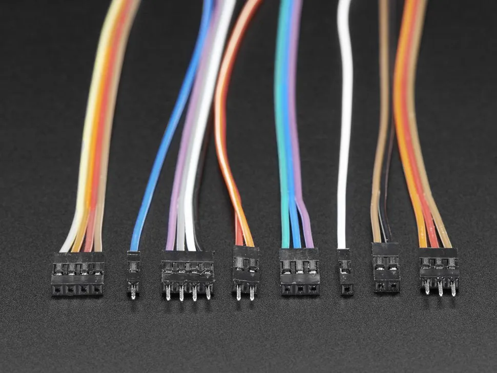 Small Single Row Wire Housing Pack for DIY Jumper Cables