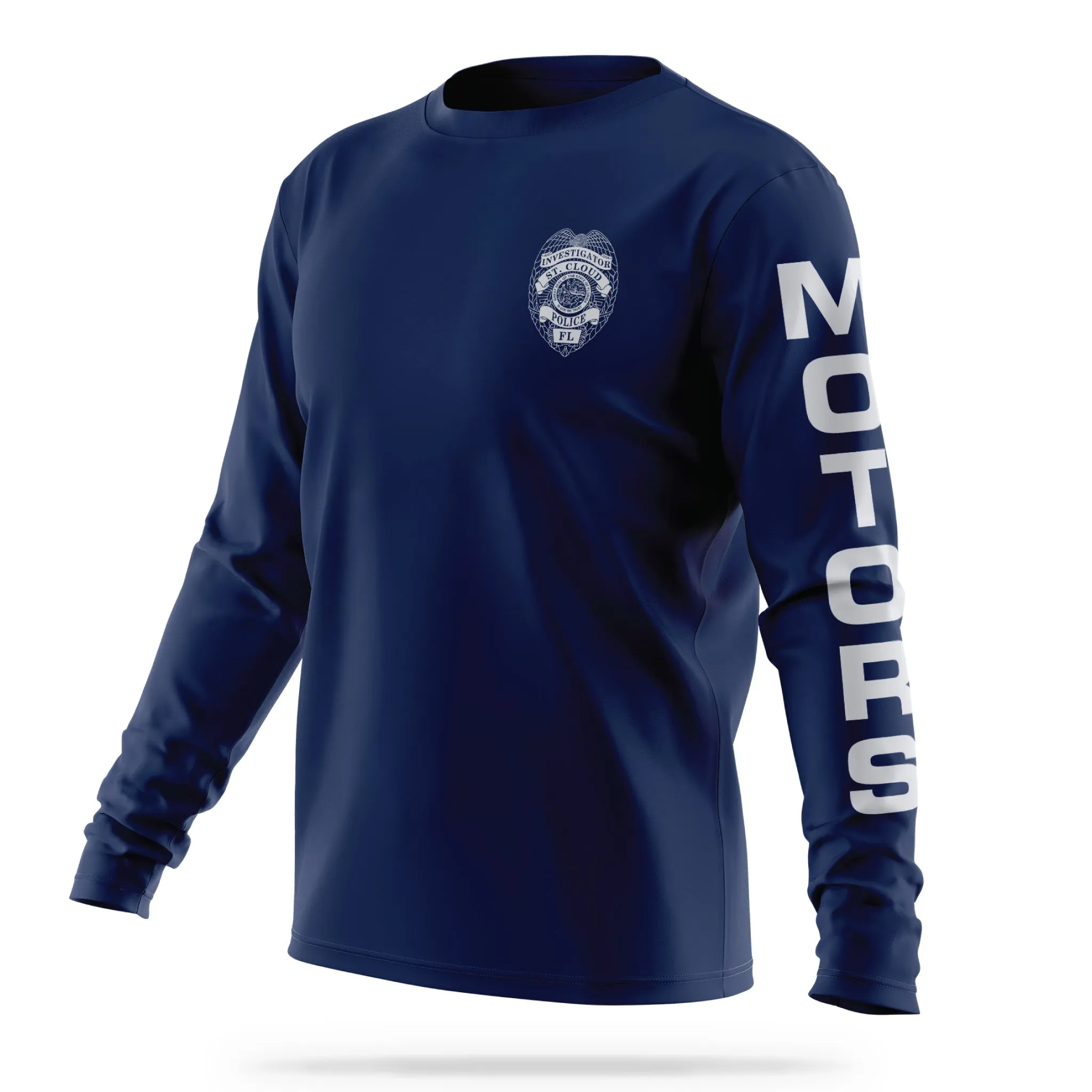 [ST. CLOUD PD] Utility Long Sleeve [NVY/WHT]