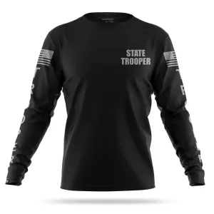 [STATE TROOPER] Men's Utility Long Sleeve [BLK/GRY]